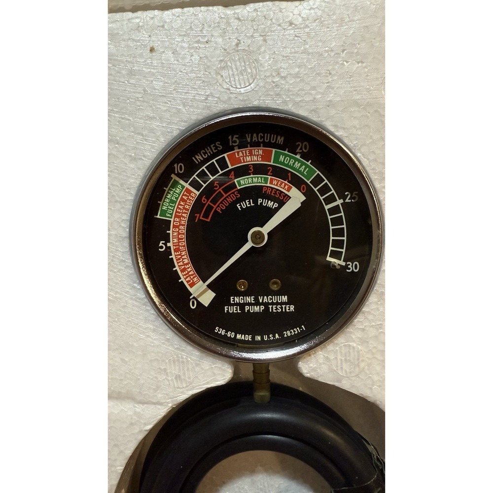 Vintage R.A.C. Vacuum And‎ Fuel Pump Tester For Auto, Truck, Tractor, And Marine - Picture 3 of 10